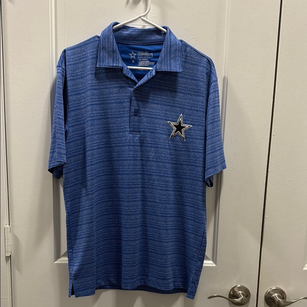 NFL Blue Dallas Cowboys  Polo Shirt